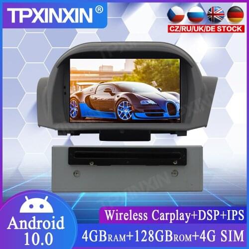 Android 10 Car DVD Player GPS Navigation For Ford Fiesta 2013-2016 Auto Stereo Radio Multimedia Player Head Unit IPS Screen DSP