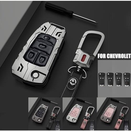 Zinc Alloy Car Key Case Cover Protector Fob Skin For Chevrolet Cruze Buick Regal