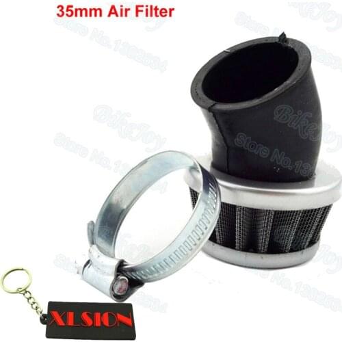 Stub Bent 35mm Air Filter Cleaner Angled Neck For Pit Dirt Bike Quad ATV Go Kart Motor Moped Scooter Motocross Motorcycle
