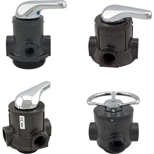 F56 Series Manual backwash activated carbon filter valve F56A/F56E/F56F ABS/PPO Multi-port Valve for Water Treatment System