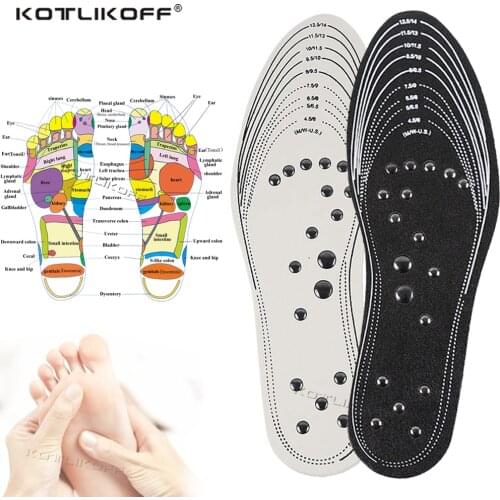 Magnetic Insoles for Slimming Weight Loss Massage Foot Memory Cotton Men Women Sport Shoes Pads Insert Dropshipping Insole Pad