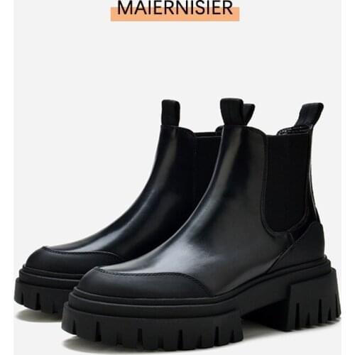 MAIERNISI Women's High Boots