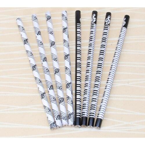 Cute Musical Piano HB Standard Pencils For School Student Support Drop Shipping 12pcs/set