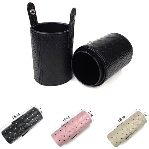 Fashion Makeup Brushes Holder Case PU Leather Travel Pen Holder Storage Cosmetic Brush Bag Brushes Organizer Make Up Tools