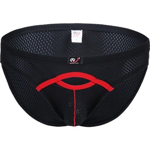 Sexy Mens Mesh Underwear Penis Pouch Cueca Gay Underpants Men Briefs Calzoncillos Hombre Panties Shorts