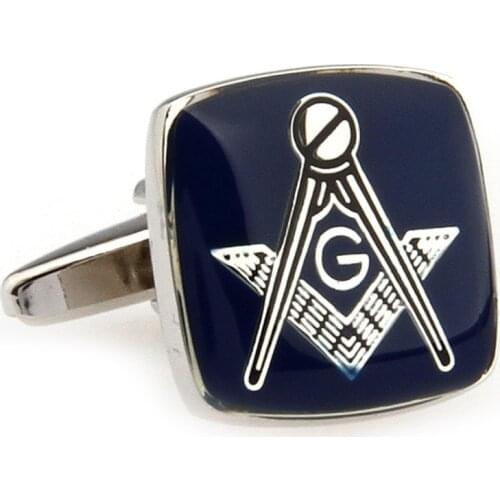 High quality Stainless Steel Mens Jewelry Masonic Cuff links Lodge Cufflinks For Freemasonry French shirt Costume Accessories