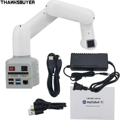 Mycobot-Pi 6 DOF Robot Arm Collaborative Robot Raspberry Pi Image Recognition ROS Education Artificial Intelligence 250g Payload