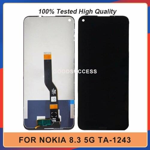 6.18" NEW For Nokia 8.3 LCD Display Touch Screen Digitizer Glass Sensor Panel Assembly Repair Screen 5G For NOKIA 8.3 TA-1243