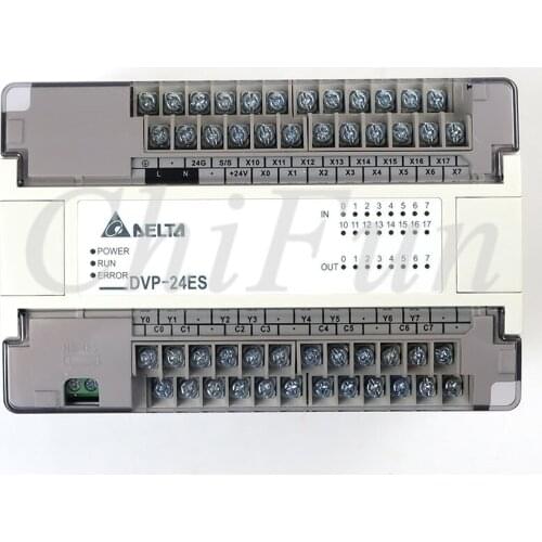 Original Full New Delta PLC controller ES series host DVP24ES00R2 DVP24ES00T2 100-240VAC 16DI 8DO in box