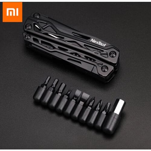Original XIAOMI NEXTOOL 11 In1 Tools Multifunctional Tools Blade Folding Pliers Camping Hiking Cycling Portable Scissors Opener