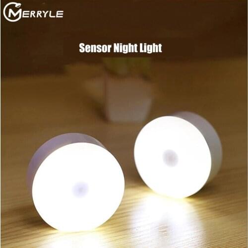 Rechargeable LED Night Lights 5v 0.5W PIR Motion Sensor Lights 8 Beads With Switch for Cupboard Wardrobe Closet Stairs lighting