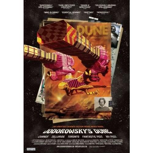 JODOROWSKYS DUNE MOVIE Art Film Print Silk Poster Home Wall Decor 24x36inch