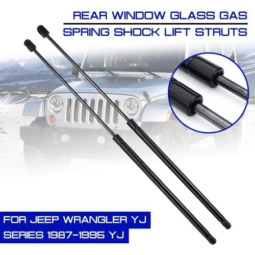 Struts Bar Car Interior 644MM Rear Window Glass Gas Spring Shock Lift Support Rod Arm For Jeep Wrangler YJ Series 1987-1995 YJ