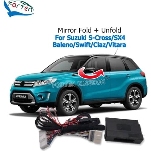 Forten Kingdom Car Side Auto Rear Mirror Folding System Module For Suzuki S-Cross / Vitara 2016+ Rear View Mirror Fold Unfold