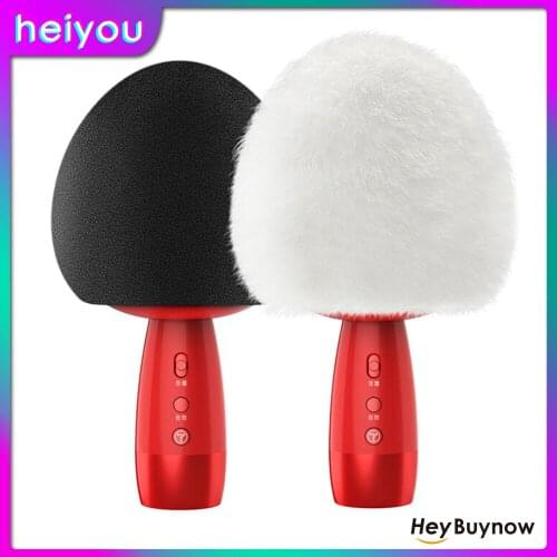 V3 Mobile Phone Professional Microphone Singing Wireless Bluetooth Microphone Audio Integrated Small Egg TV Live Karaoke 2021