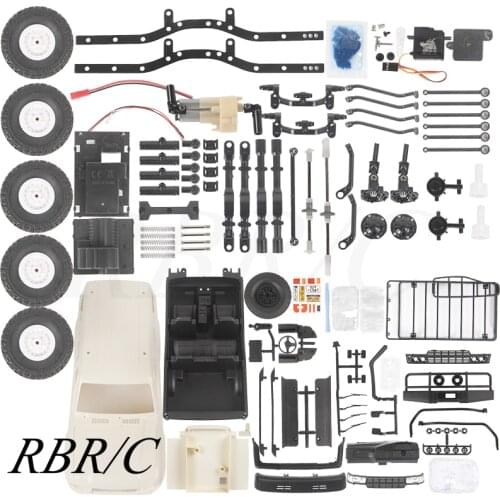 WPL CB05 Four-Wheel Drive High-Speed Remote Control Car Toy LC80 Car & Upgrad Metal Car Chassis Assembly Accessories KIT