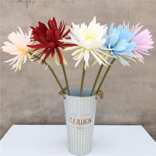 Yoshiko 1PC 70cm Lotus Artificial Flowers Orchid Flower Wedding Decoration Artificial Plant for Home Hotel Office Decoration