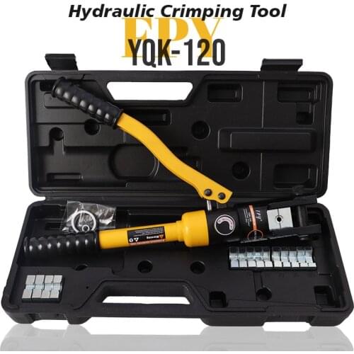 YQK-120 Hydraulic Crimping Tool with Crimping Range from 10-120MM2 Hydraulic Crimping Plier for Cable Lug CU/AL Connectors