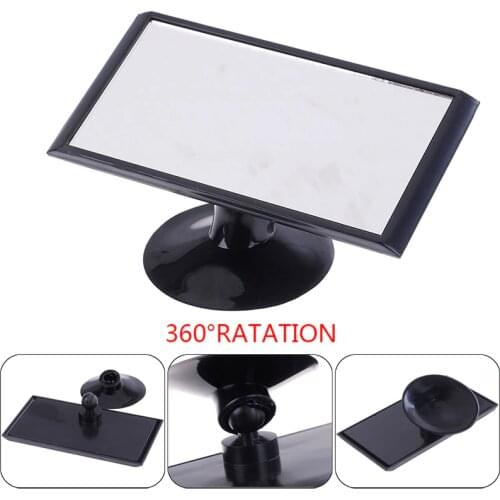 12cm Car Easy View Rear Back Seat Baby Child Safety Universal Black Mirror Suction Mirror Rear Baby Mirror Auto Car Accessories
