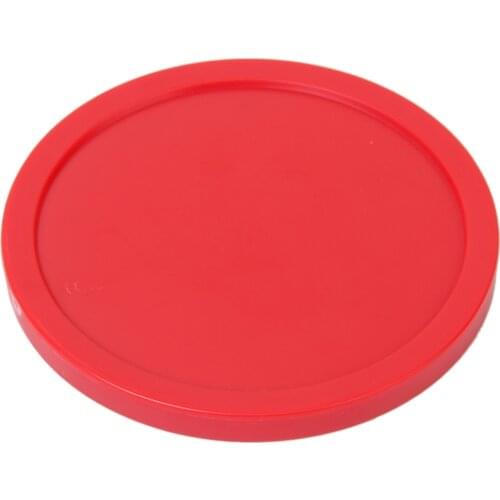 4 Count of Large 3.22inch Red Air Hockey Pucks for Full Size Air Hockey Tables