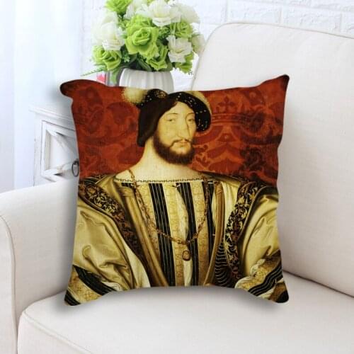 Noble man Print Cushion Covers JAN VAN SCOREL Oil Painting Art Cushion Cover Decorative Pillowcase Linen Pillow Covers
