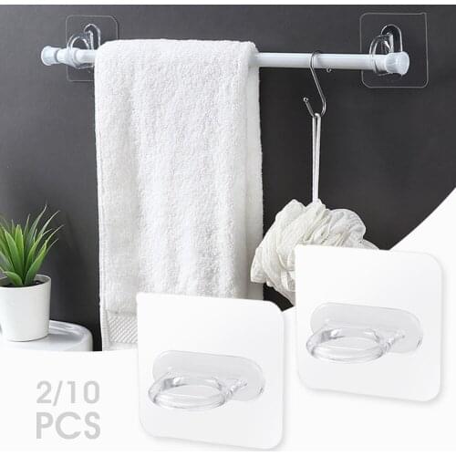 Shower Gel Bottle Rack Hook Multifunctional Self-Adhesive Wall Mounted Shampoo Holder Hook For Kitchen Bathroom Dropshipping