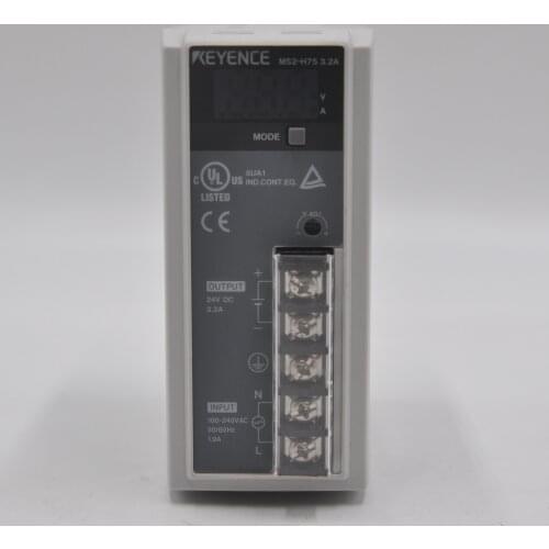 KEYENCE MS2-H75 switching power supply 3.2A 24V DC input current 1.1A and 1.9A