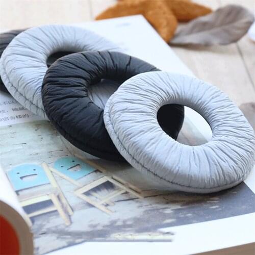 Earmuffs Headphones Cover 2pcs/set Leather Earphones Cushion Sleeves Sponge for MDR-ZX330BT/220BT Headphones Accessories