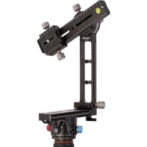 LEP-02 Panoramic Tripod Head Professional Universal 1/4'' 3/8'' Screw 720 Panoramic Aluminum Alloy Ball Head Quick Release Plate