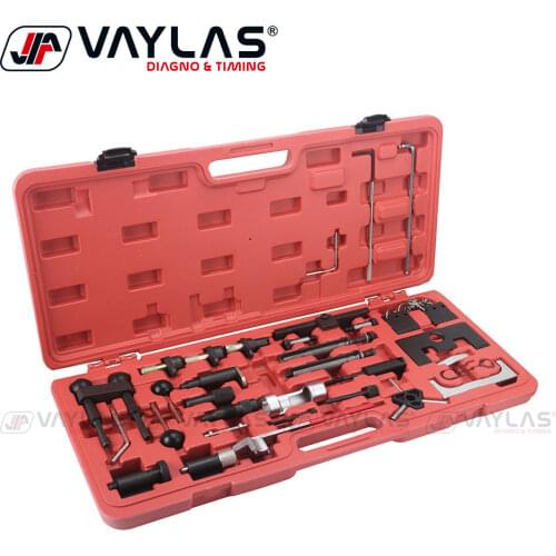 36Pcs Engine Timing Tools Set Professional Engine Care Tool for Volkswagen Passat 98-04 Audi A4 A6 A8