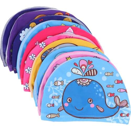 Boys and Girls Swimming Caps Children Boys Kids Toddler Beach Swim Hats Cartoon Swimming Pool Caps