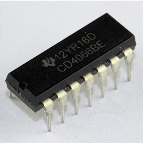 The original import CD4066BE 4-way analog switch CD4066 DIP16 positive