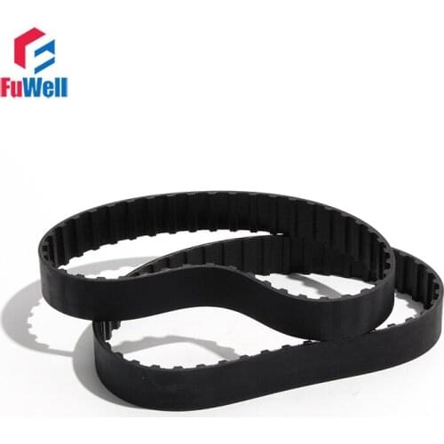 Timing Belt L Type Black Rubber Toothed Pulley Belt 315L/330L/337L/345L/350L 12.7/15/20/25/30/38mm Belt Width Transmission Belt