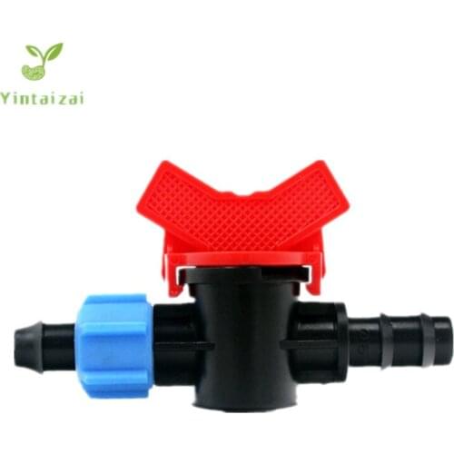 Barb Lock Offtake Valve For Dn17(16mm) Drip Tape Fittings Poly Hose Barbed Connector Drip Irrigation Fittings