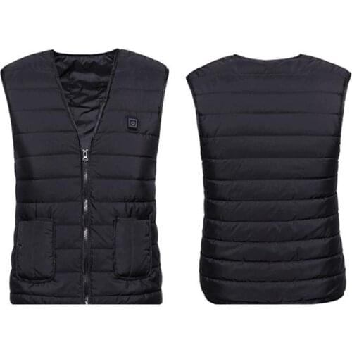 New Winter Motorcycle Motocross Gear Body Armor Vest Heating Warm Vest Washable USB Temperature Adjustable Heated Body Protector