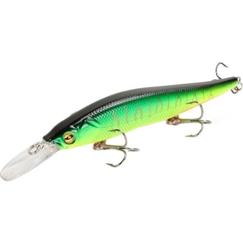 1pcs Fishing Lures Minnow Wobbler Floating Bass 13cm 15.6g Trolling Artificial Hard Bait Crankbait Carp Pesca Fishing Tackle