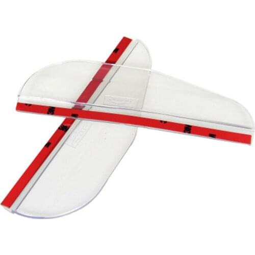 2pcs Universal Flexible Rearview Mirror Rain Shade Rainproof Blades Car Back Mirror Eyebrow Rain Cover Rear View Mirror Sticker