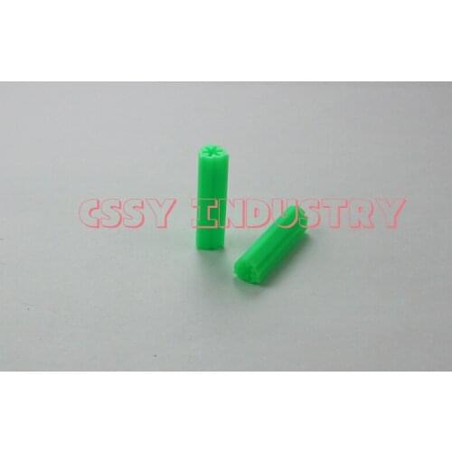 2017 freeshipping expand nail 6x23mm plastic plug anchor PE material