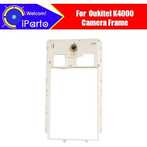 5.0 inch OUKITEL K4000 Camera Frame 100% Original New Back Housing Frame Chasis Replacement for K4000 Cell Phone