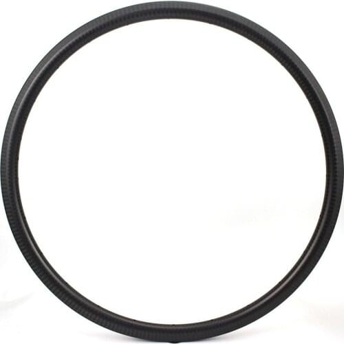 700c Road Bike Carbon Rim 30mm 6K Twill Matte Surface V Brake For Road Bike Or Cyclecross Gravel Bike