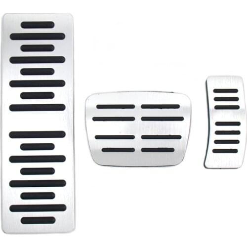 Accessories For Audi A4 A5 A6 A7 A8 Q5 B6 B7 B8 C5 C6 AT Auto Automatic Accelerator Brake Footrest Pedal Pedales Stickers Cover