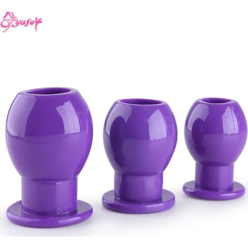 Hollow Anal Butt Plug Anus Dilator Douche Enema Prostata Massager Butt Expansion Vagina Erotic Toys Anal Sex Toys for Men Gay