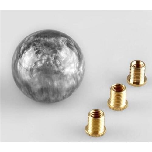 Car Marble Style Round Ball Gear Shift Knob Marble Accessories Cloud Gear Shift Head Partner Head Manual Gear Shift Head