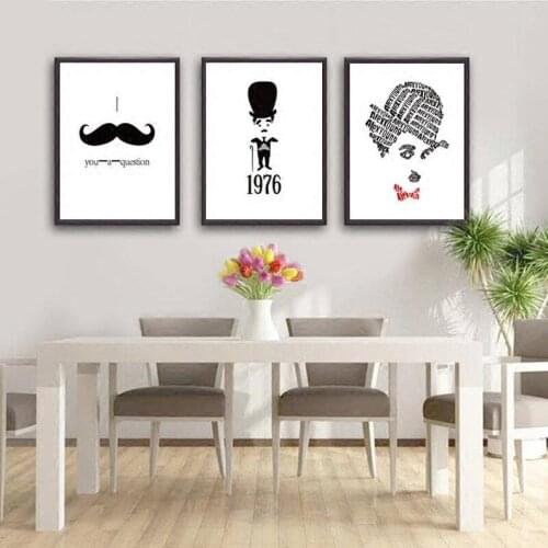 Chaplin Set Of 3 Paint By Number Kit Chaplin Painting Charlie Chaplin Art Abstract Chaplin Portrait Chaplin Wall Art Chaplin