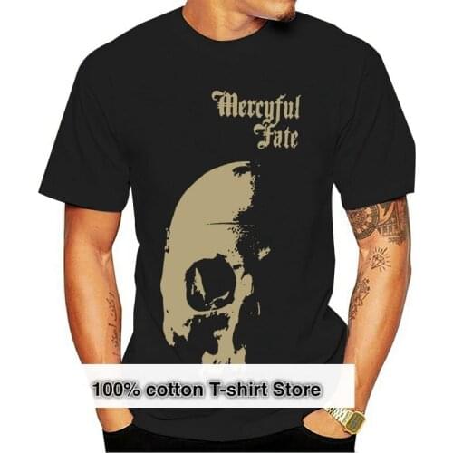 Mercyful Fate King Diamond Men Black T-Shirt Heavy Metal Band Tee Shirt Unisex Loose Fit Tee Shirt