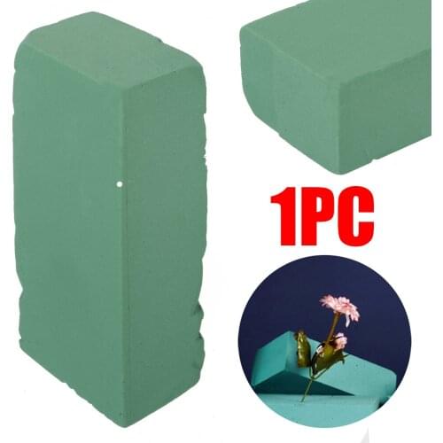 Flower Foam Brick Artificial & Dried Flowers Holder Green Foam Block for DIY Craft Home Garden Wedding Party Florist Art Decor