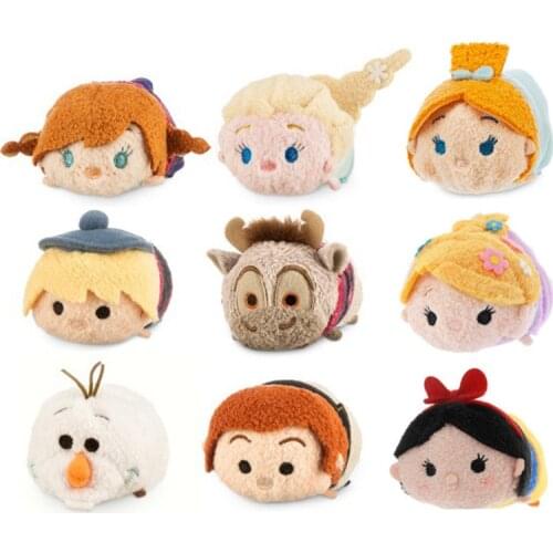Disney Tsum Tsum Frozen Elsa Anna Queen Plush Toys Dolls Snow White Rapunzel Cinderella Alice Stuffed Plush Toys Gifts for Kids