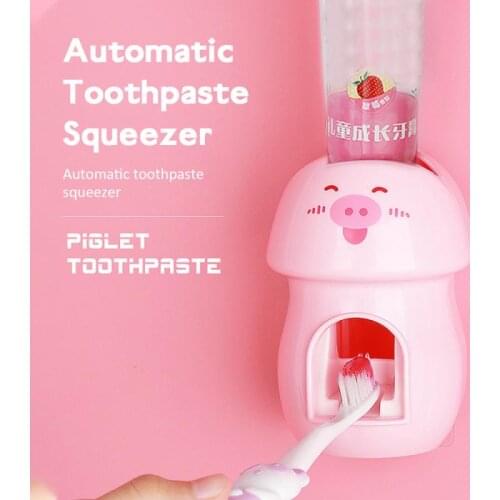 Kids Toothpaste Dispenser, Automatic Toothbrush Squeezer, Toothpaste Dispenser For Kids Hands Free Toothbrush Holder For Home