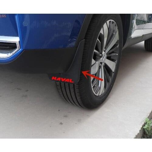 For Haval F7X 2018-2020 High quality Soft plastic car fender mud guard anti mud protection car accessories