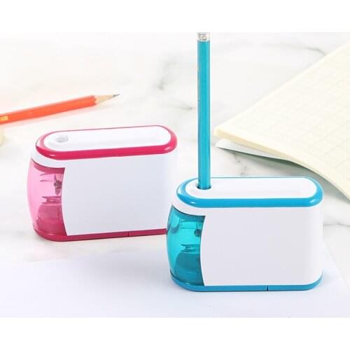 Electric Pencil Sharpener - Pencil Sharpener Battery Powered, Auto Stop Pencil Sharpener Portable for Kid, School, Home, Office
